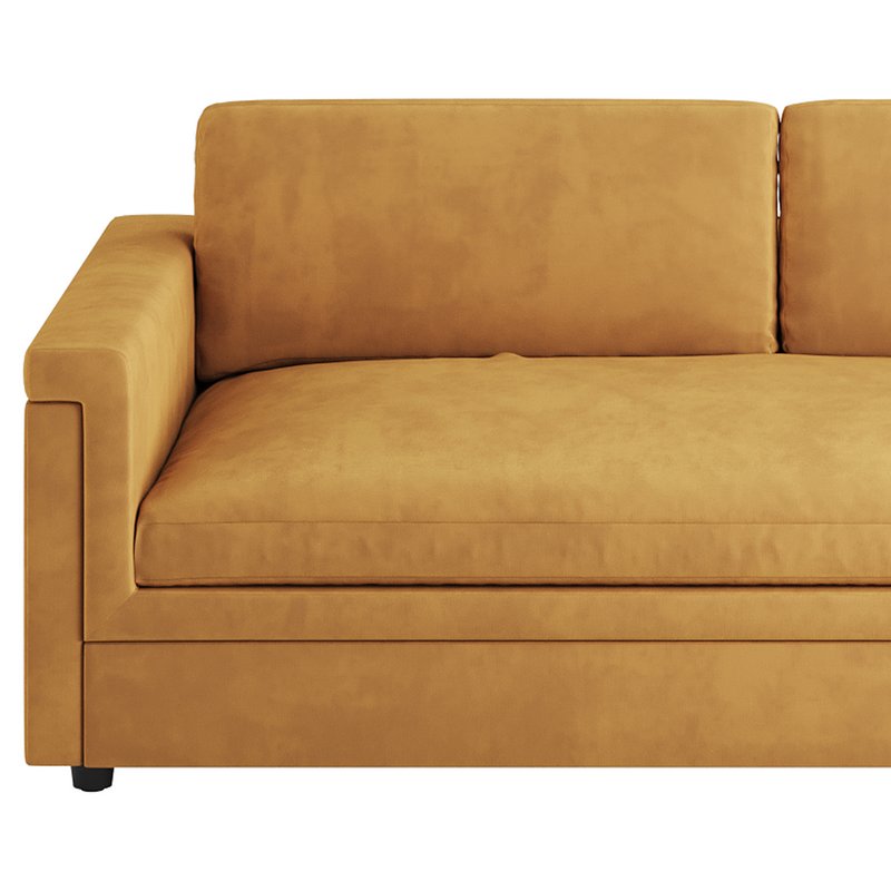 IVORY PERFORMANCE VELVET SOFA - Image 10