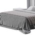 Modern Beige King Size Bed - Thumbnail 11