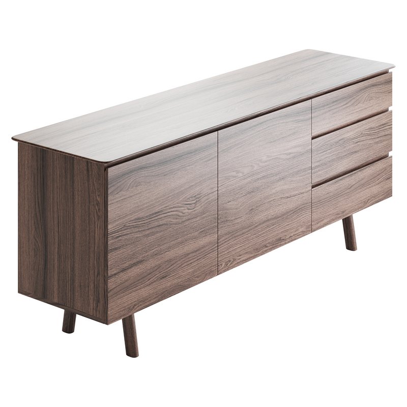 Madison 2 Door 3 Drawer Sideboard in Oak - Image 9