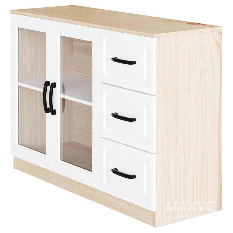 Modern Wood Buffet Cabinet 2 - Image 10