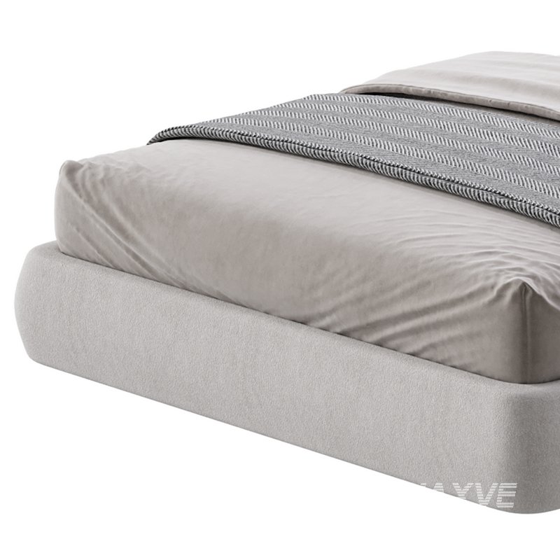 Hendricks Gray Fabric bed - Image 9