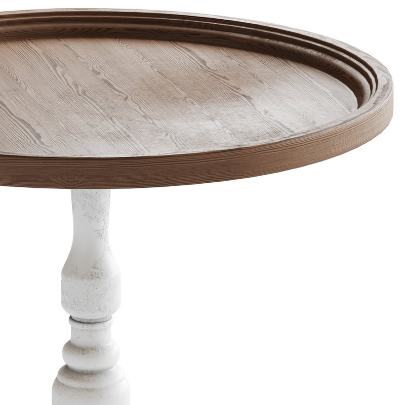 Vintage Round Side Table - Image 12