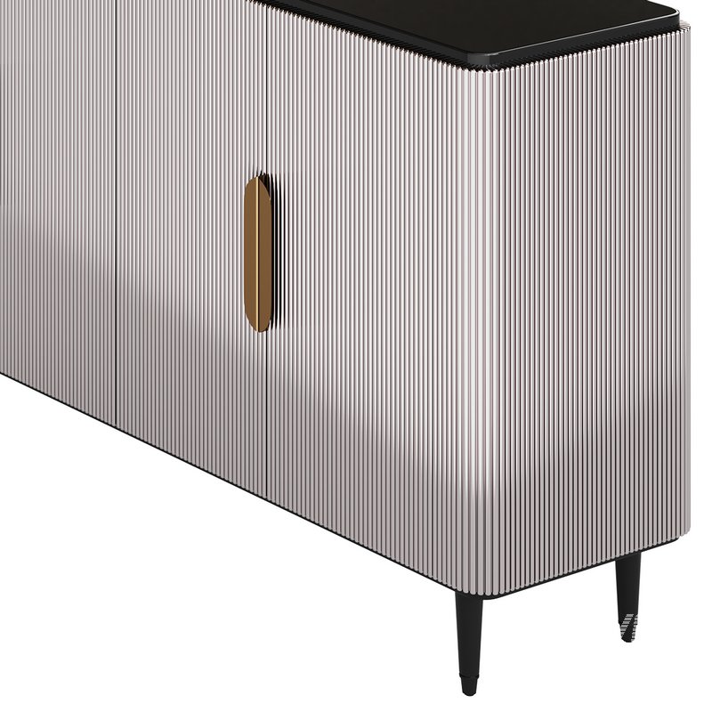Modern Sideboard Buffet Black Kitchen - Image 11