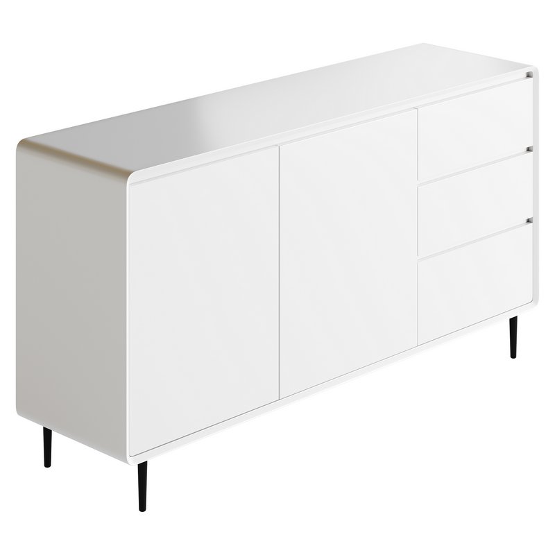 Modern Wood Sideboard with 2 Doors - Image 9