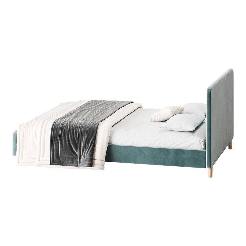 Emmerson Upholstered Low Rise Bed Frame - Image 8