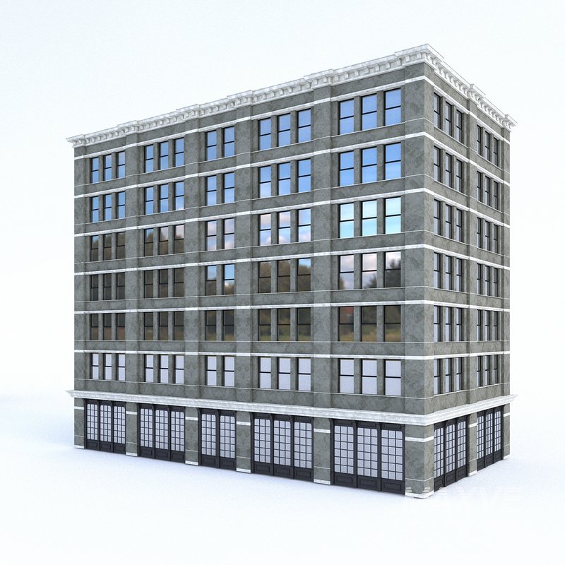 3D Buildings City Set model - Image 13