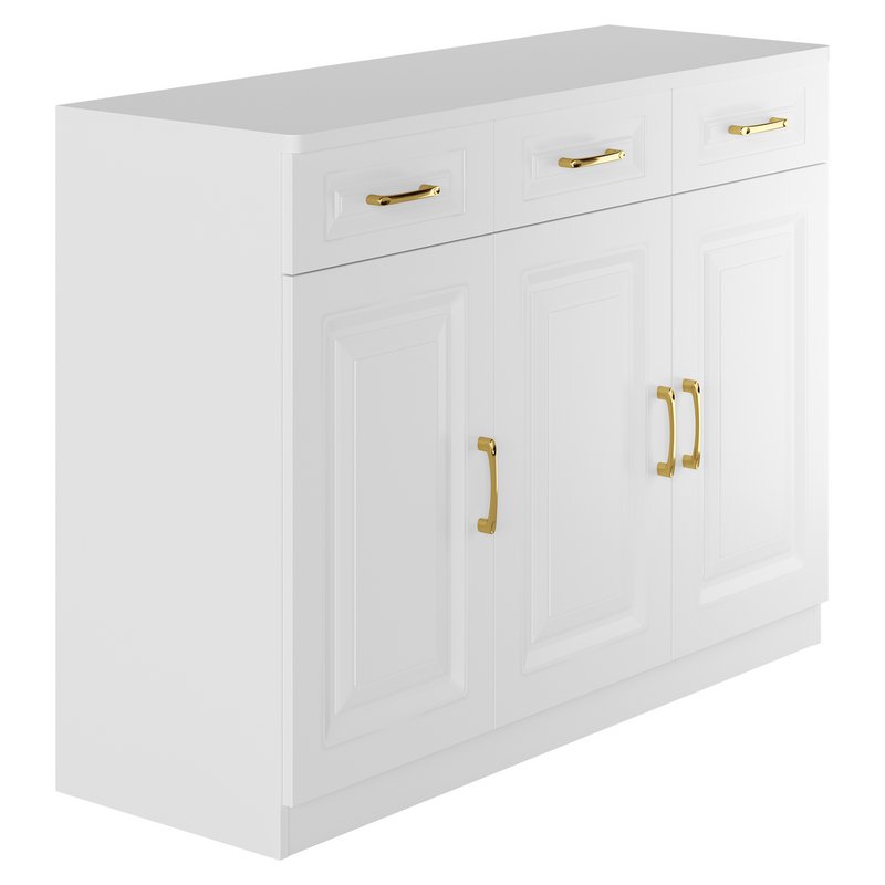 Modern Wood Sideboard Credenza 3 - Image 10