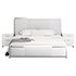 Glamorous White Wood Upholstered Bed I - Thumbnail 10