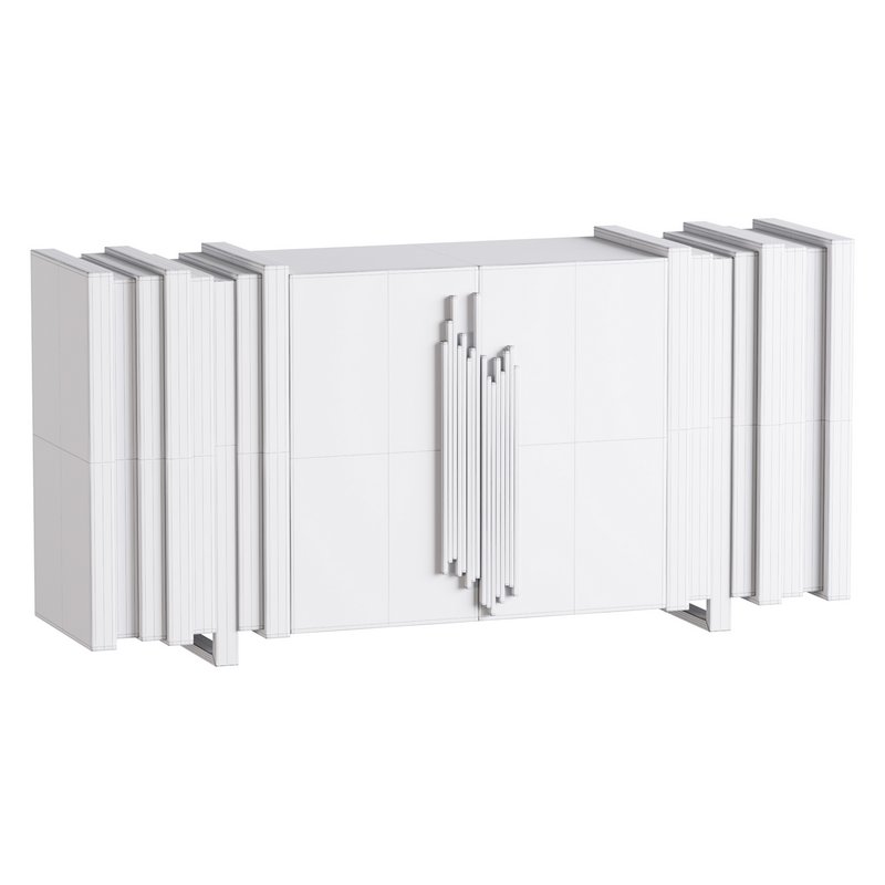 Luxury Sideboard Black Rectangular - Image 9