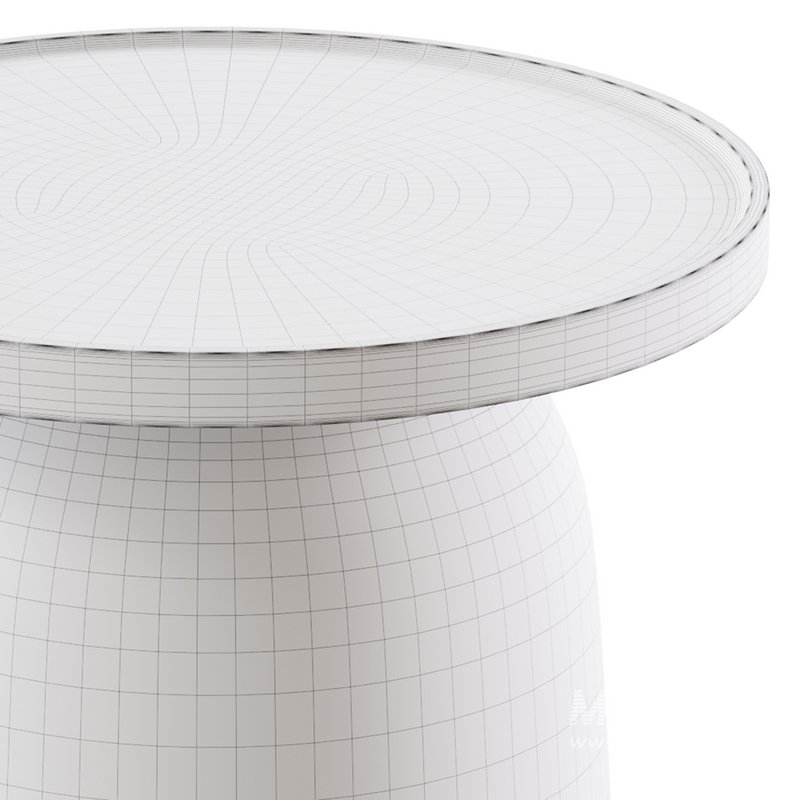 scandinavian small round coffee table - Image 11