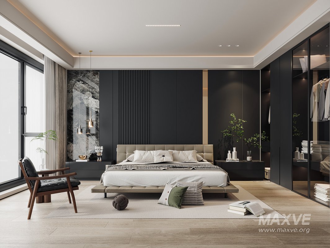 Modern bedroom - Image 1