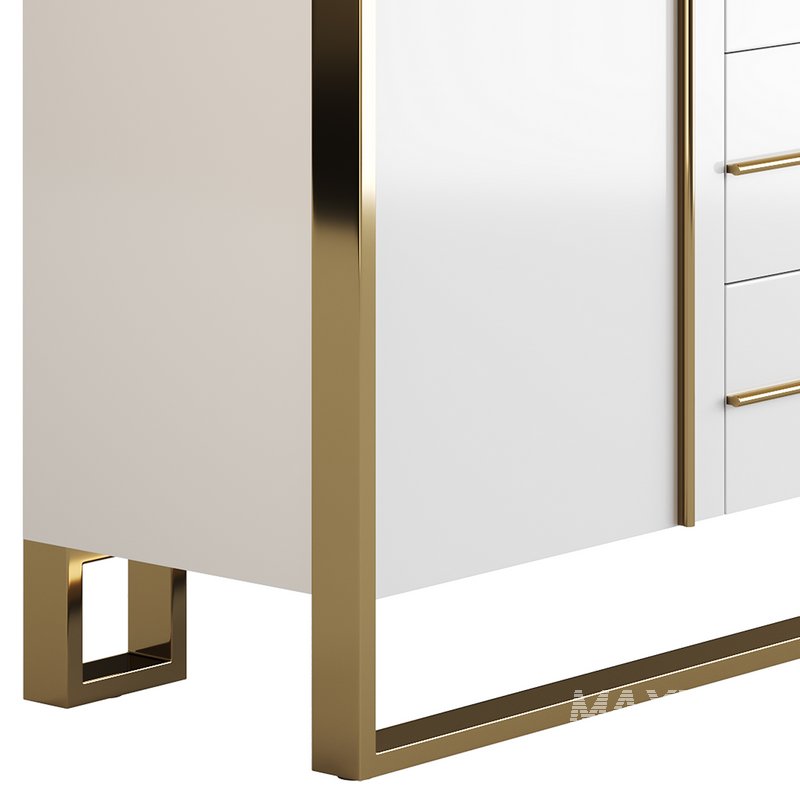 Glossy White Buffet - Image 11