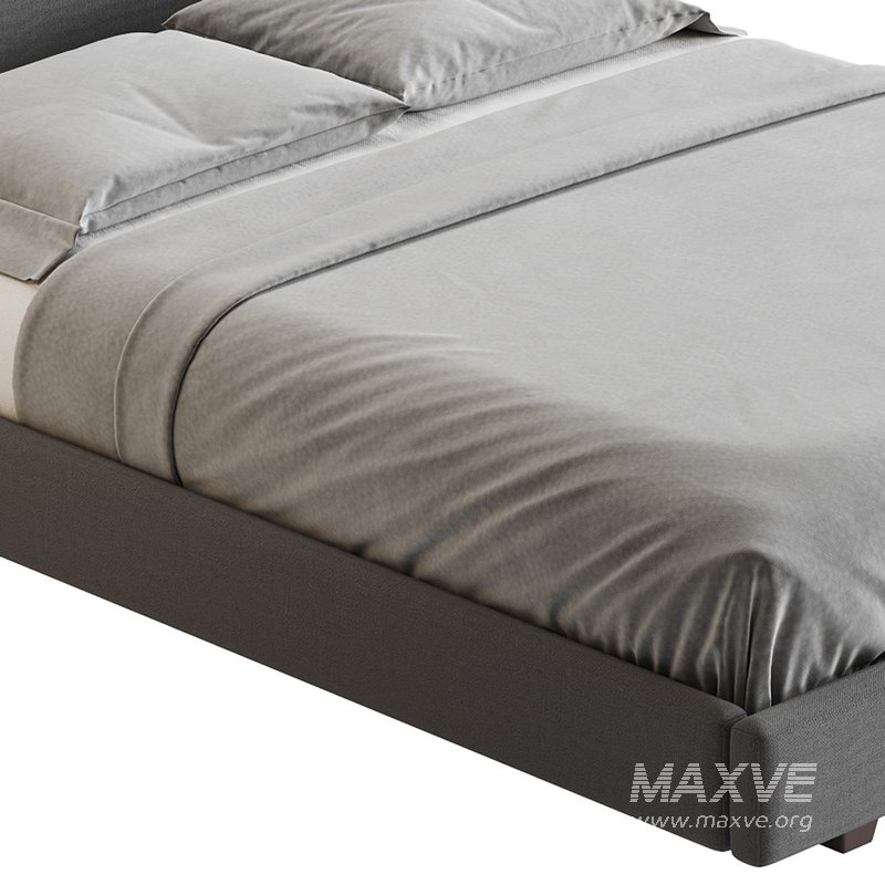 FACADE SHADOW VELVET QUEEN BED - Image 10