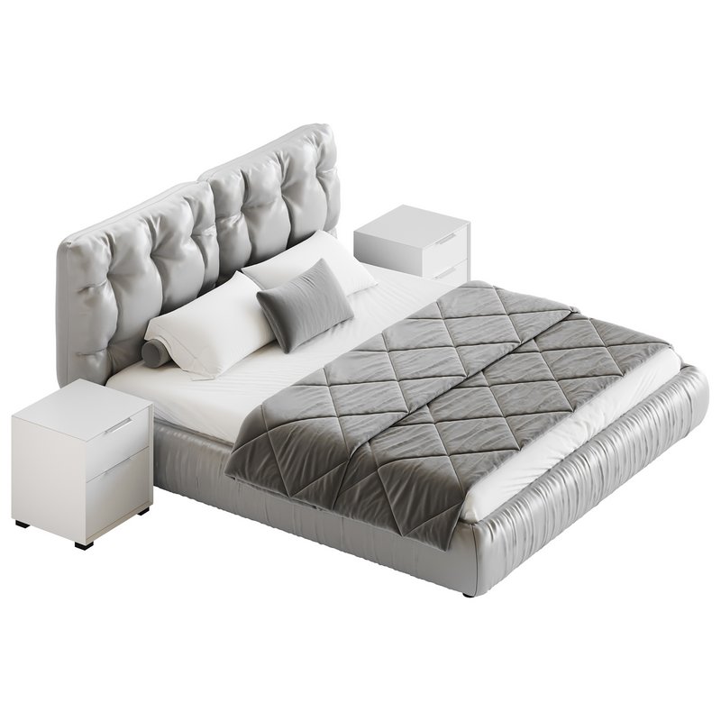 Modern Bed Frame Foam Standard Bed - Image 11