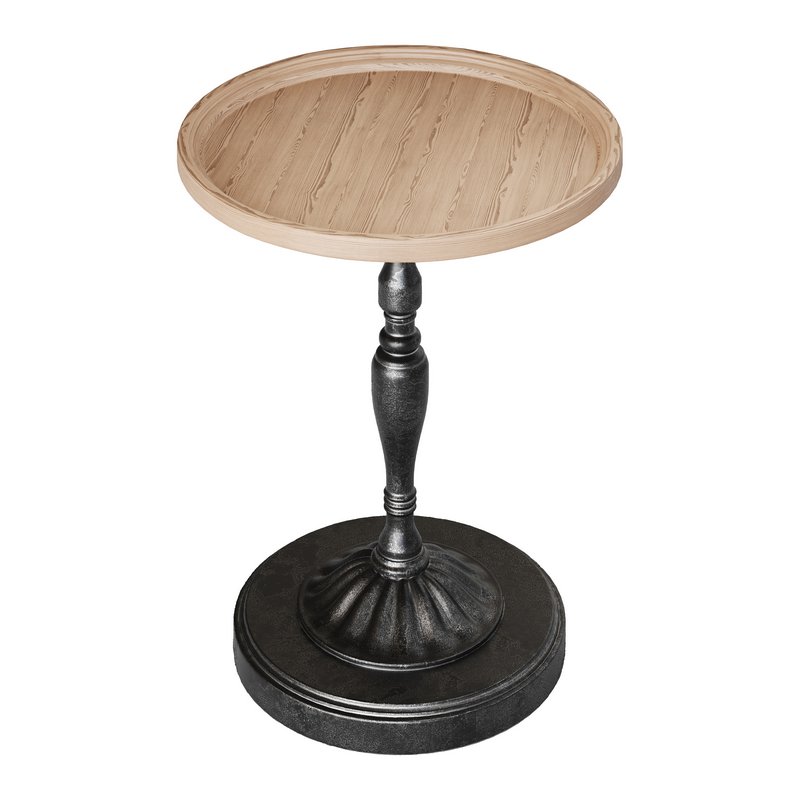 Vintage Round Side Table - Image 10