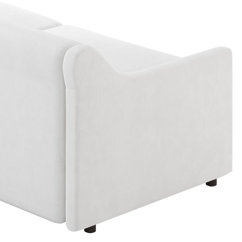 GREY PERFORMANCE FABRIC SLEEPER SOFA - Image 10