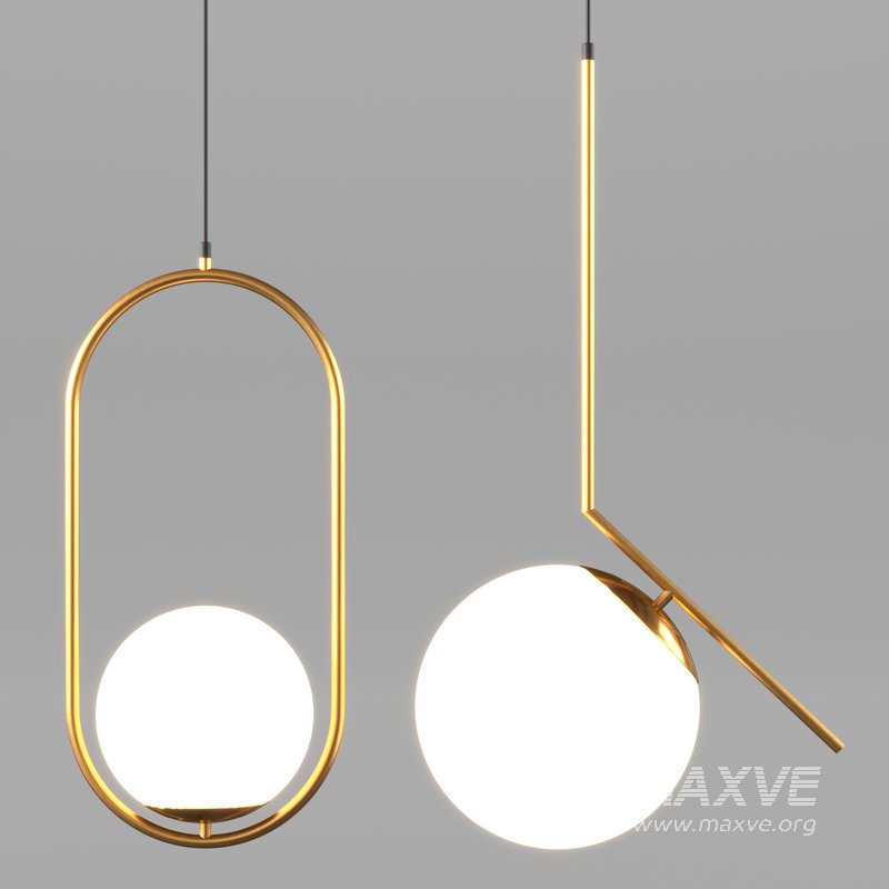 C Ball modern Pendant light - Image 2