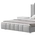 Glam Beige Upholstered Bed - Thumbnail 11