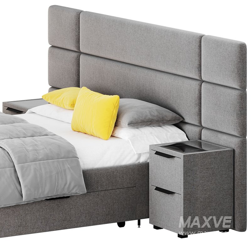 Hart Upholstered Bed Frame - Image 12