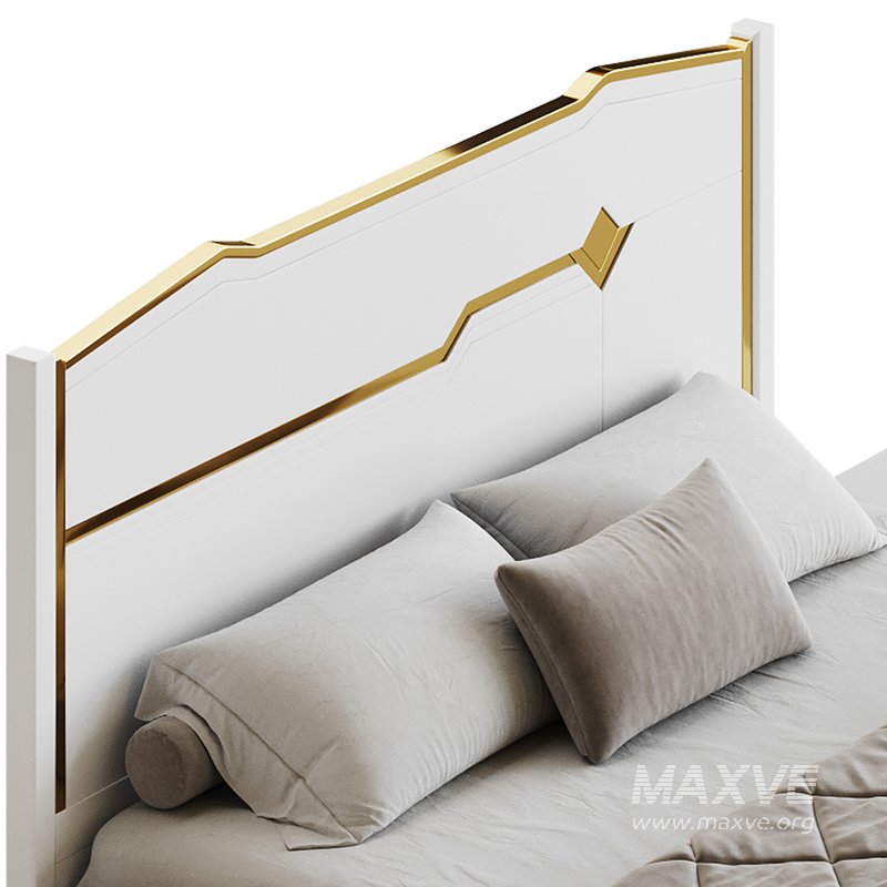 Modern White Bed I - Image 11