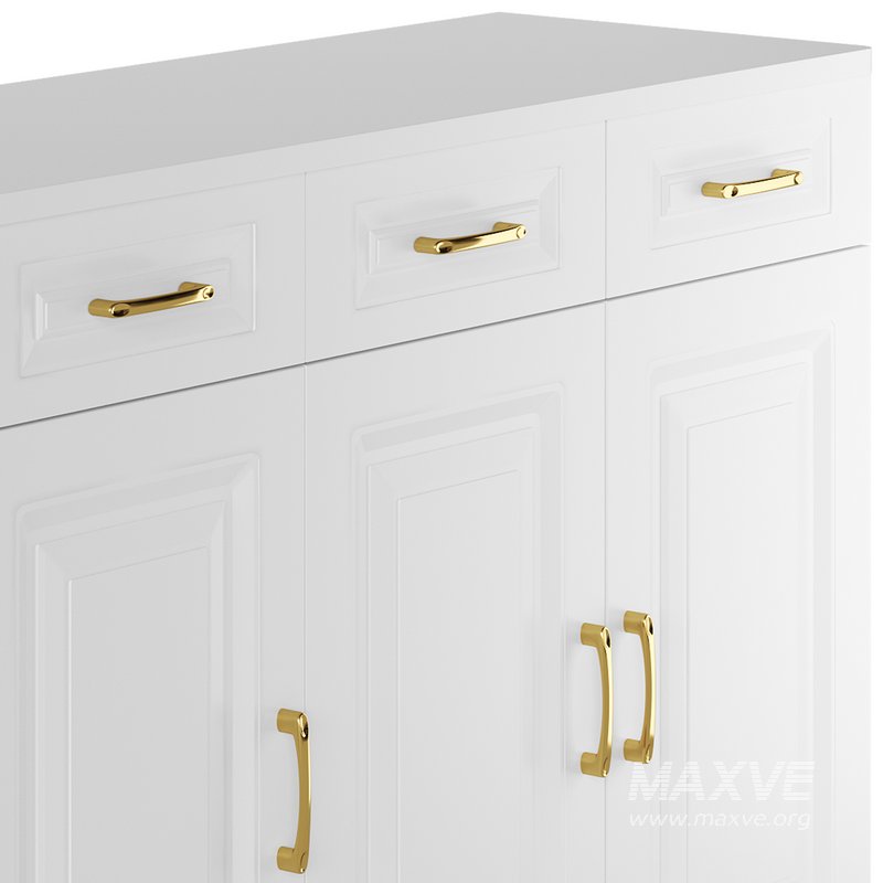 Modern Wood Sideboard Credenza 3 - Image 11