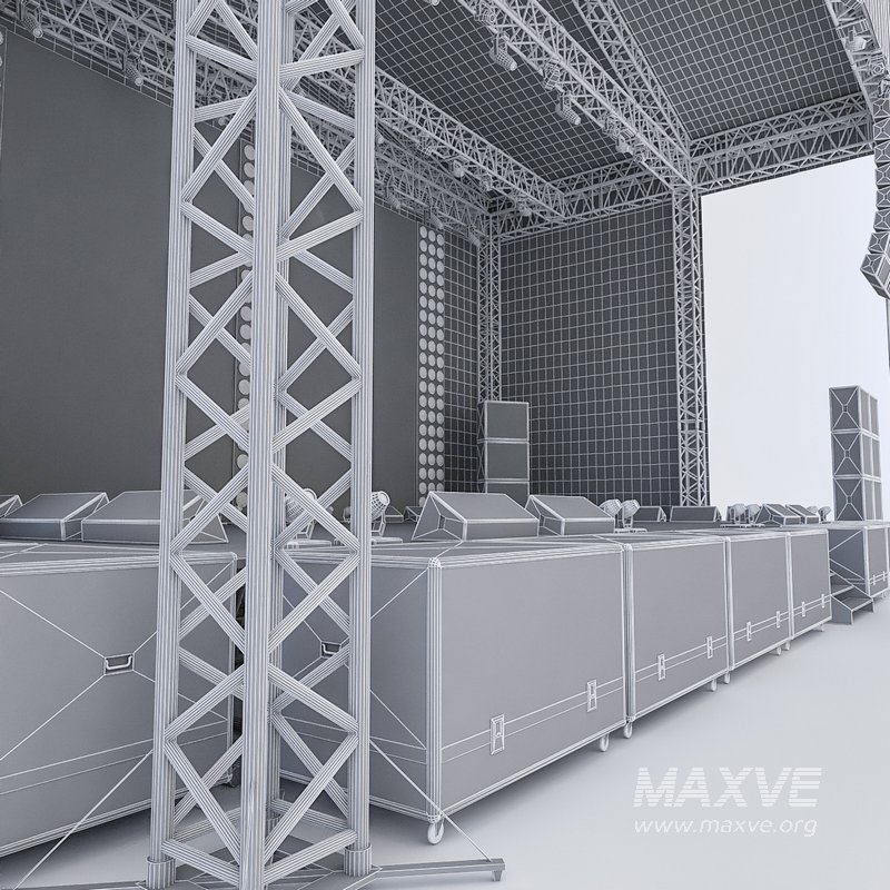 3D Concert Stage model - Image 11