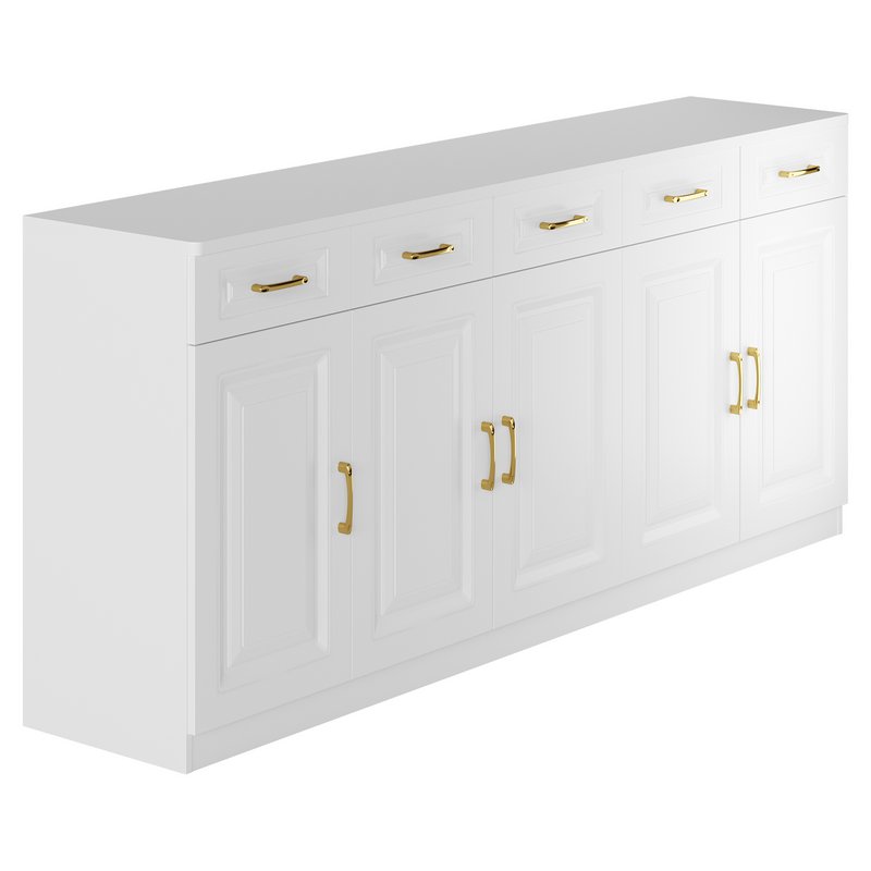 Modern Wood Sideboard Credenza 1 - Image 11