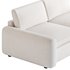 WHITE PERFORMANCE FABRIC APARTMENT SOFA - Thumbnail 12