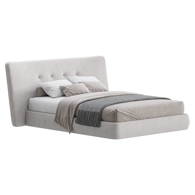 Hendricks Gray Fabric bed - Image 10