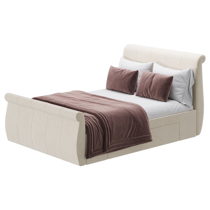Lucia Upholstered Bed - Image 10