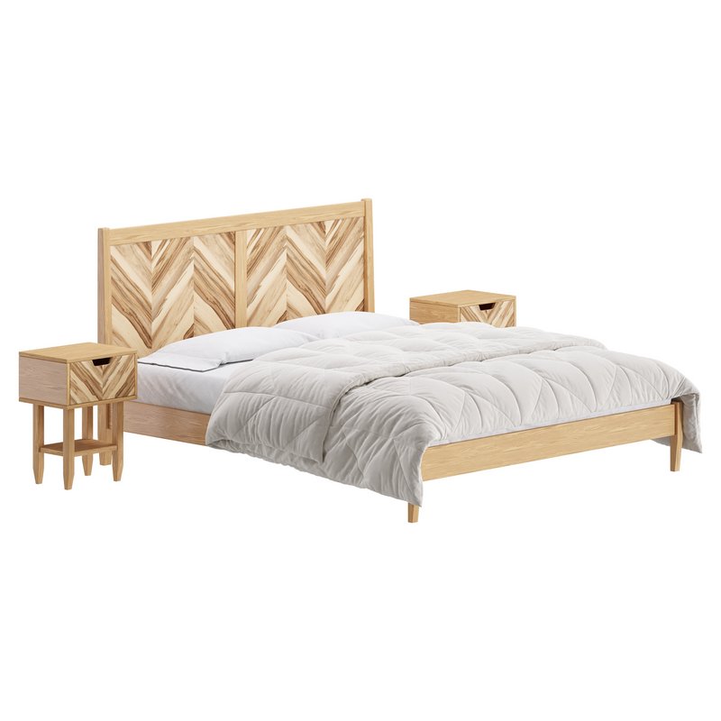 Paxton Wooden Bed - Image 11