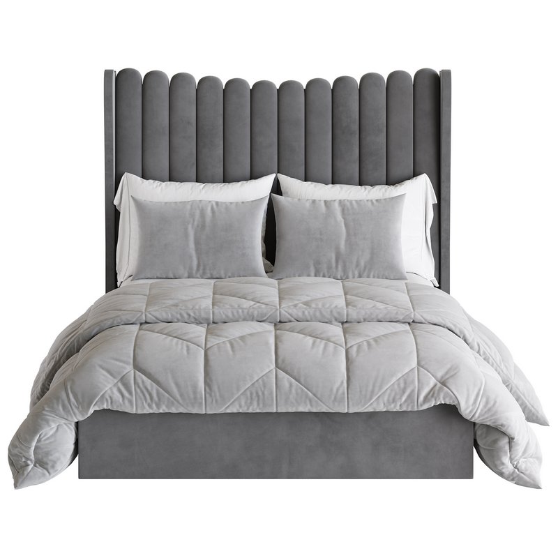 Octavia Velvet-Finish Ottoman Bed I - Image 14