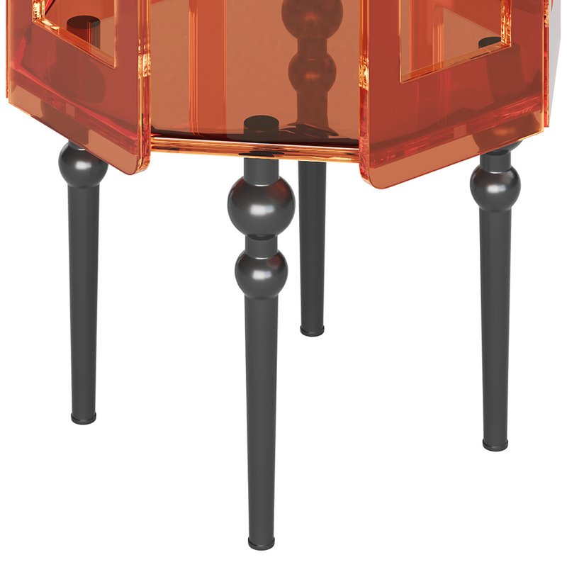 Retro Acrylic Side Table - Image 12