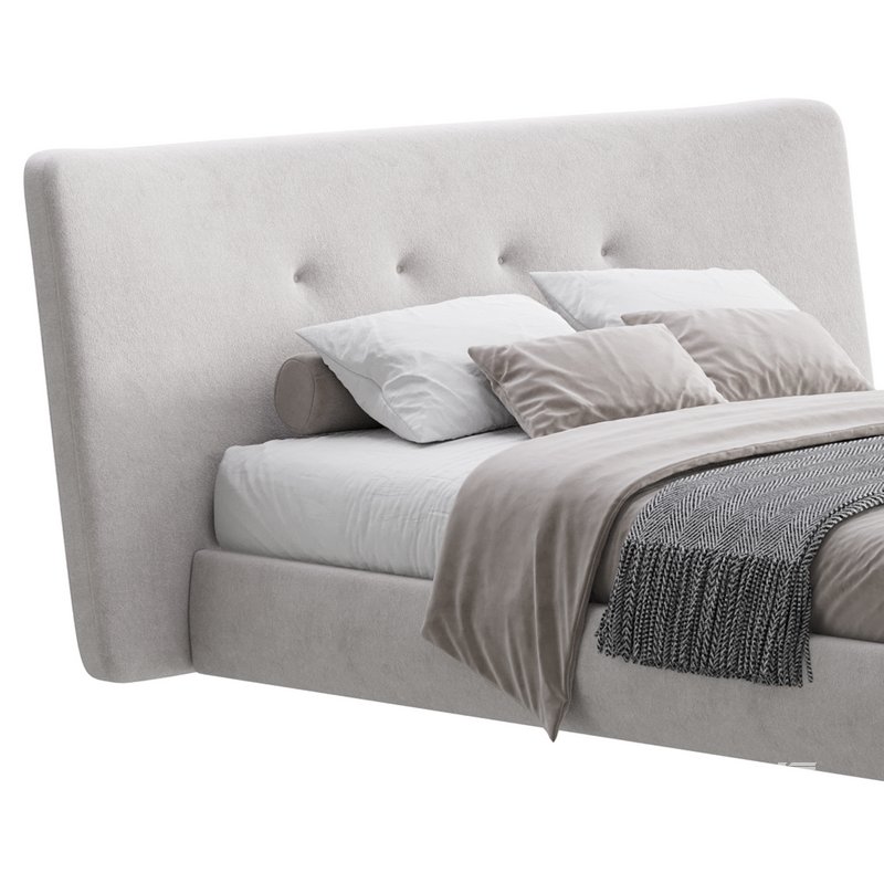 Hendricks Gray Fabric bed - Image 12