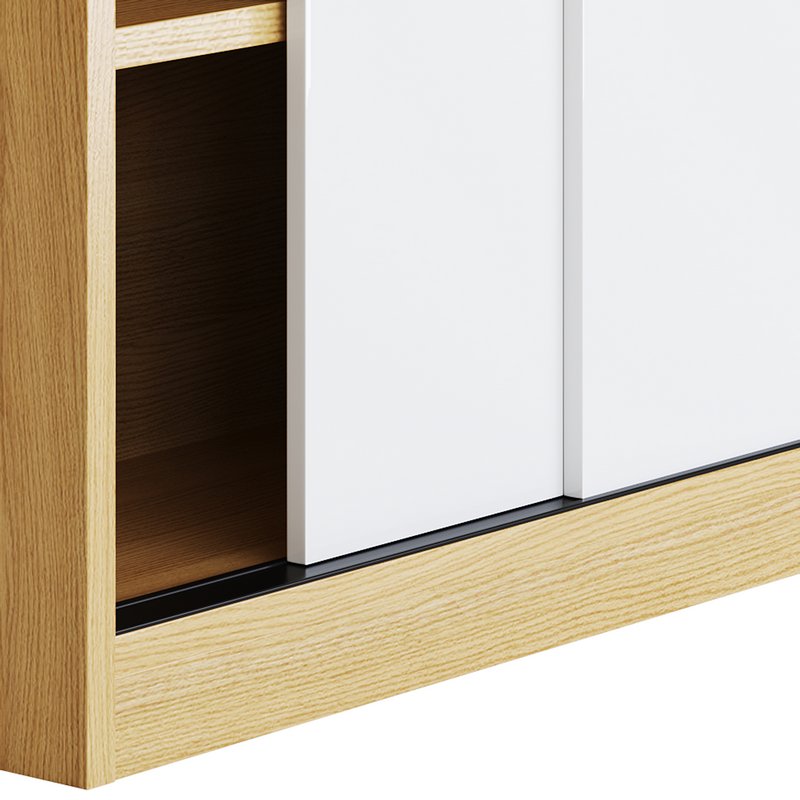 Living Room Contemporary Manufactured Wood Sideboard with Doors - Image 11