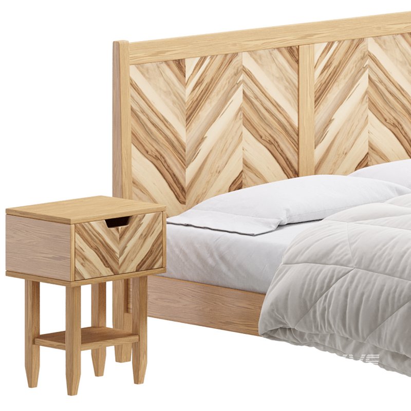 Paxton Wooden Bed - Image 12