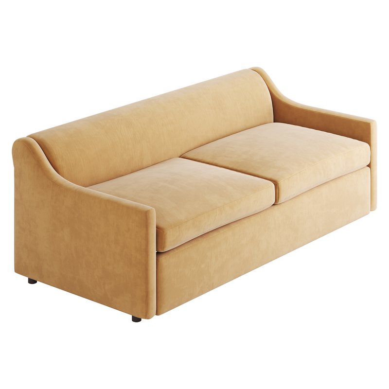 GREY PERFORMANCE FABRIC SLEEPER SOFA - Image 12