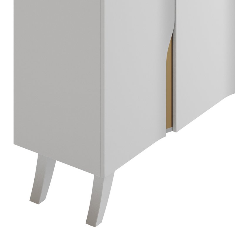 Modern White Sideboard Buffet - Image 12