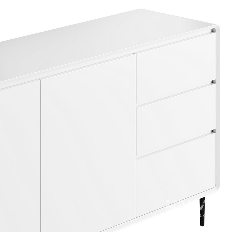 Modern Wood Sideboard with 2 Doors - Image 12