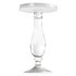 Modern Acrylic Clear Round End Table with Pedestal - Thumbnail 12