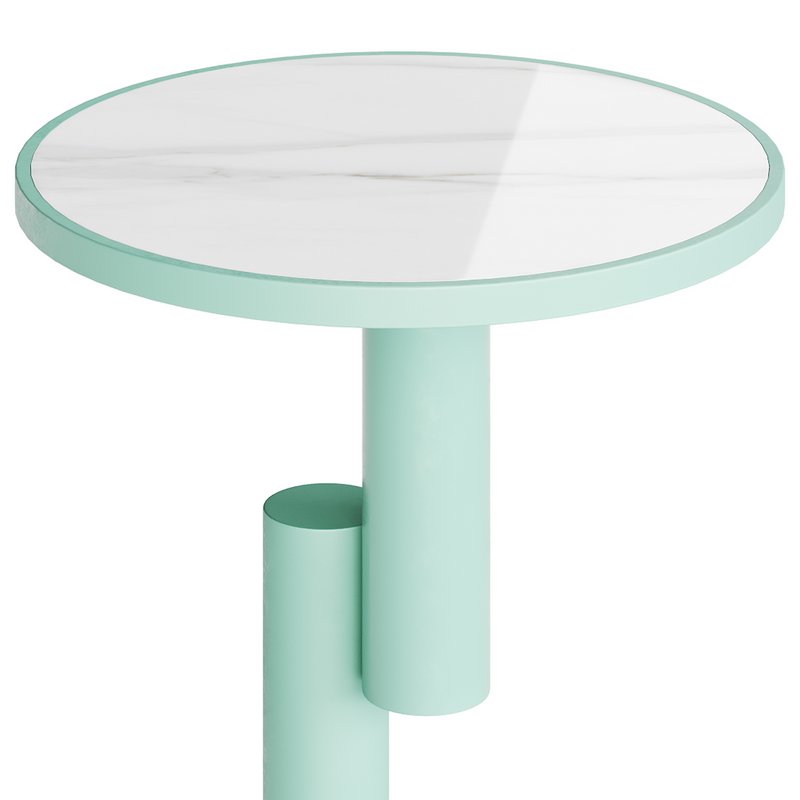 Simple Round Side Table - Image 12