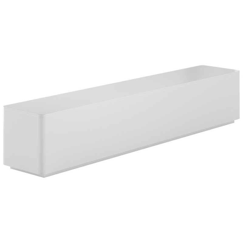 Stylish White TV Stand in Wood - Image 11