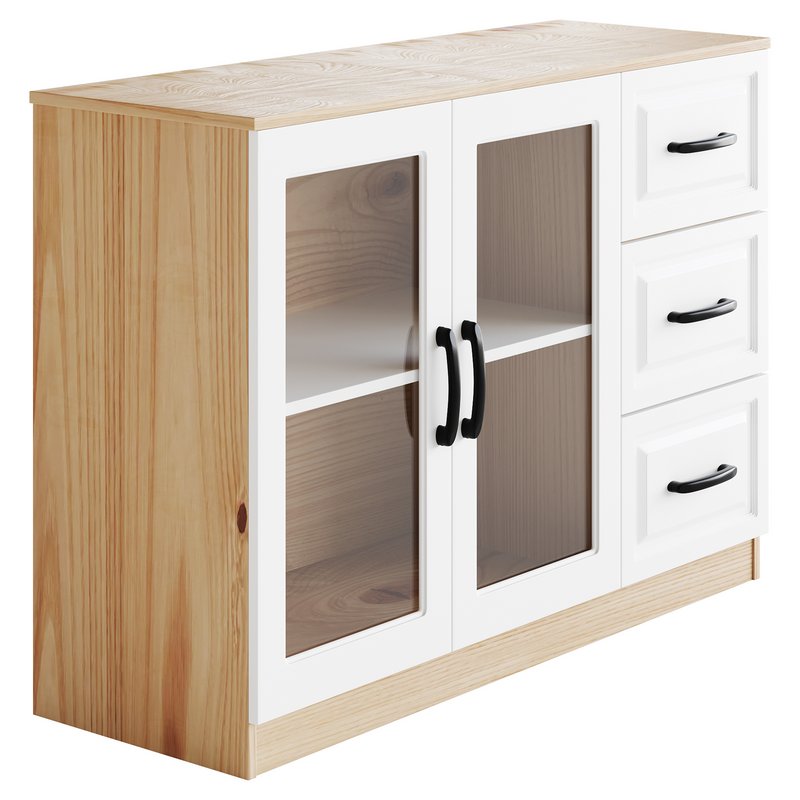 Modern Wood Buffet Cabinet 2 - Image 12