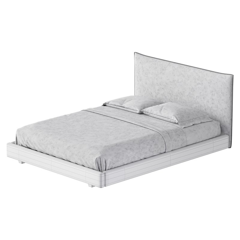 FACADE SHADOW VELVET QUEEN BED - Image 13