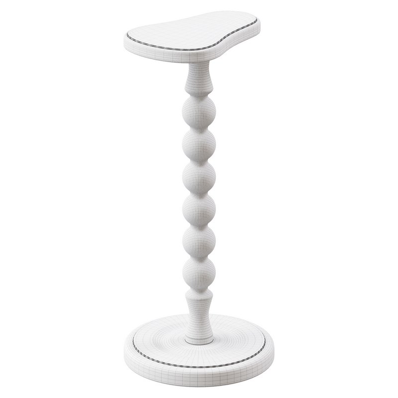 Retro Solid Wood Side Table - Image 13