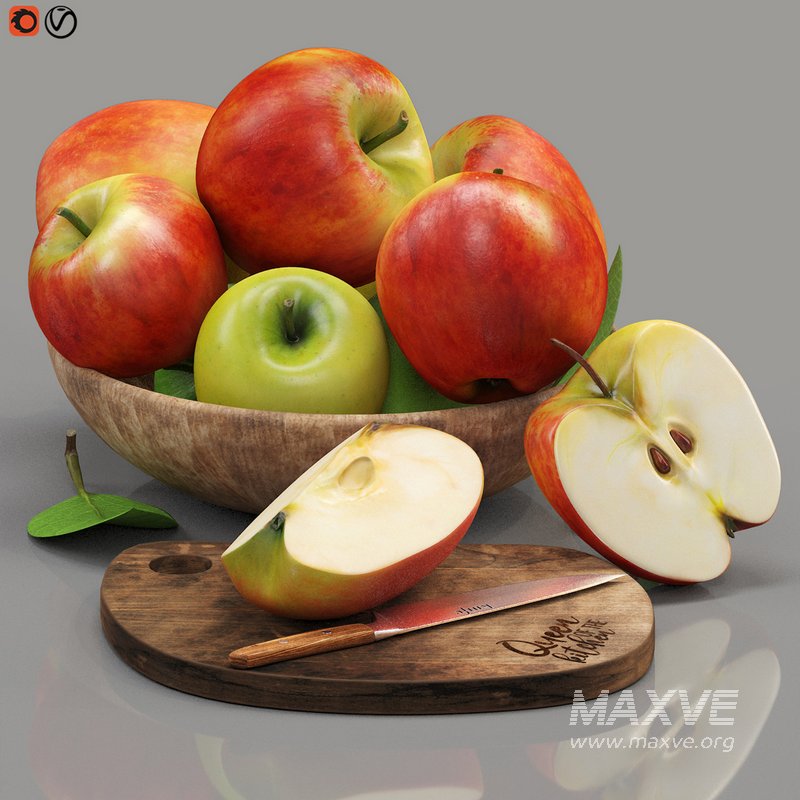 Bowl of apples - Image 1