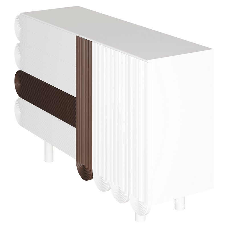 Modern White Sideboard - Image 13