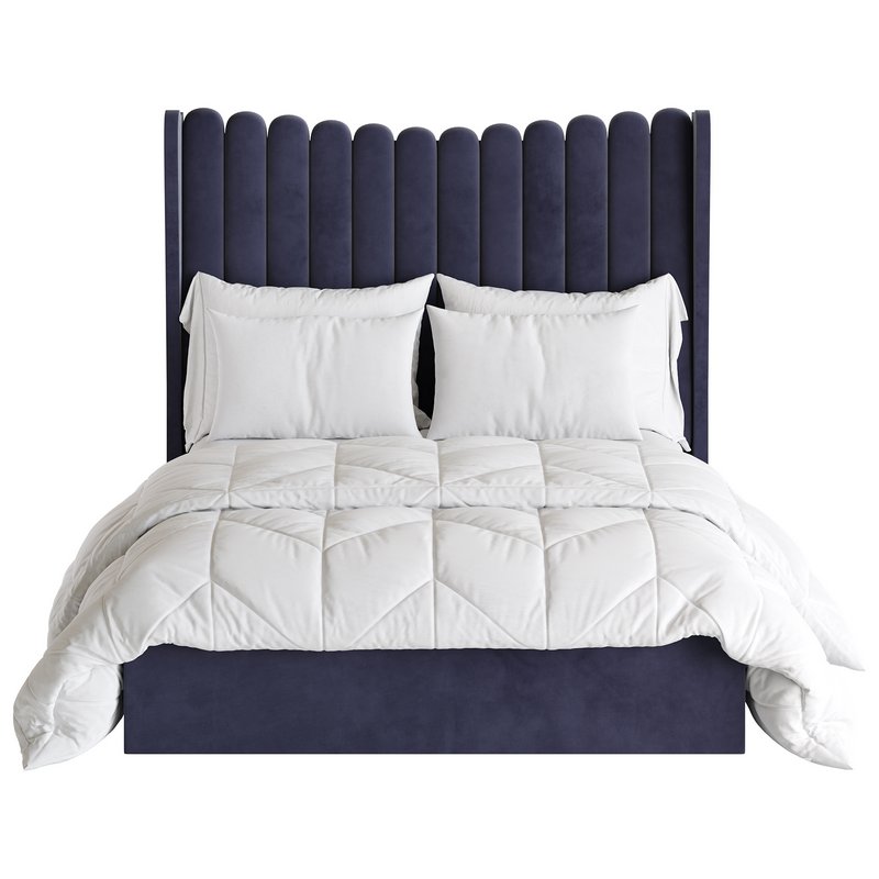 Octavia Velvet-Finish Ottoman Bed I - Image 12