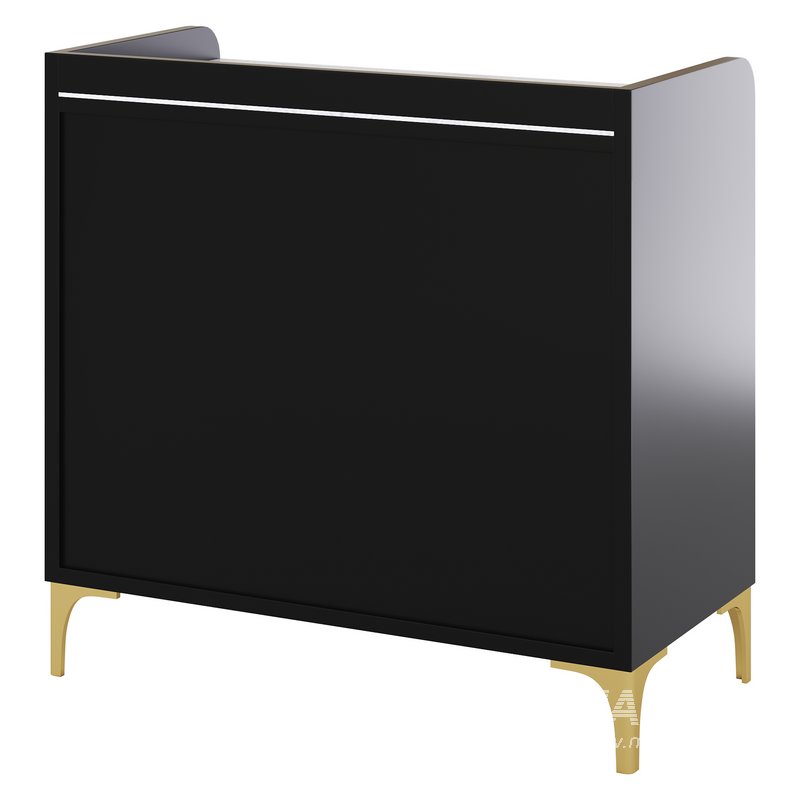 Modern Glass Door Wood Sideboard 2 - Image 13
