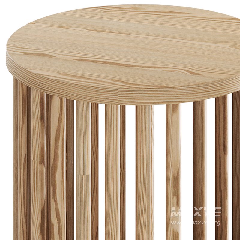 Solid Wood Side Table - Image 12